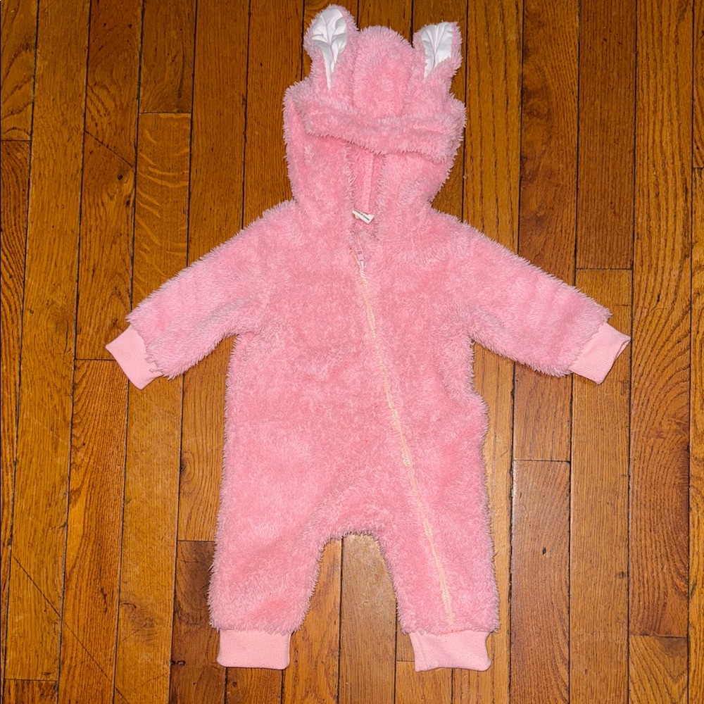 Hooded One Piece for Baby with Bunny Ears